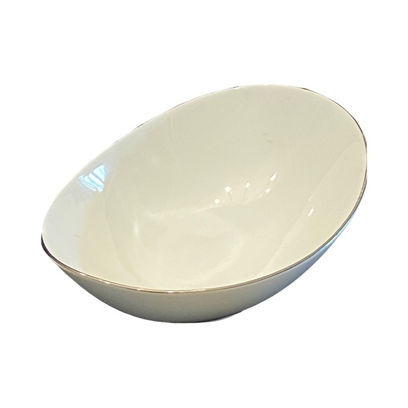 Noritake Cream and Silver Rim Bowl - Picture 4 of 6